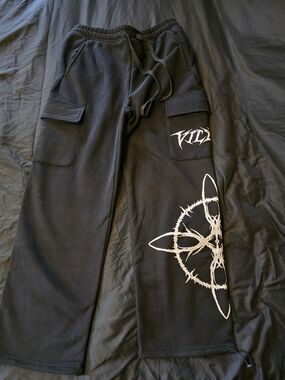 "A Vile Life" cargo Sweatpants